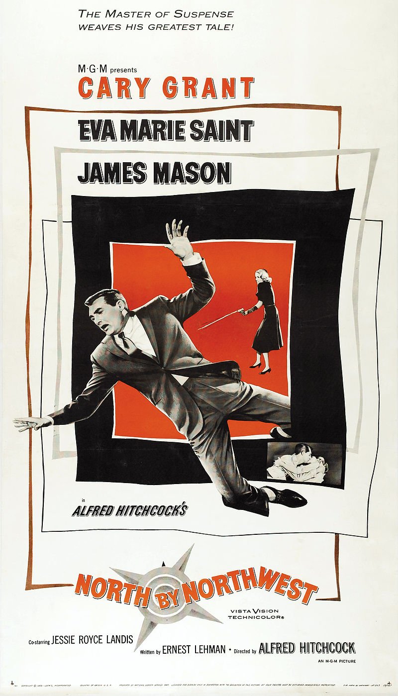 North by northwest – Alfred Hitchcock, 1959