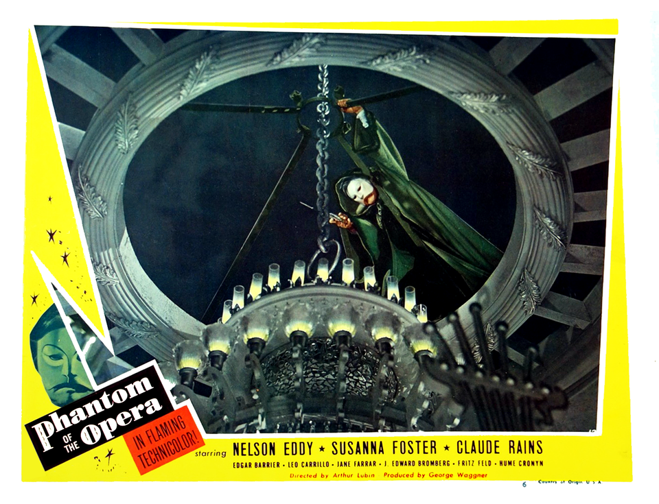 The Phantom of the Opera – Arthur Lubin, 1943