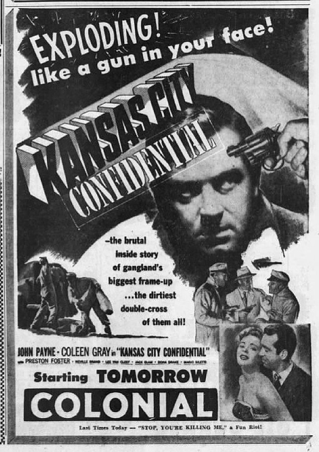 Kansas City Confidential – Phil Karlson, 1952